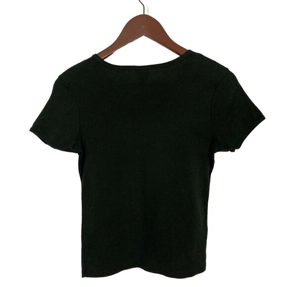 Silver T-Shirt Women’s Medium Black Graphic Tee Funny Coffee Sucks Novelty Top - Picture 2 of 8